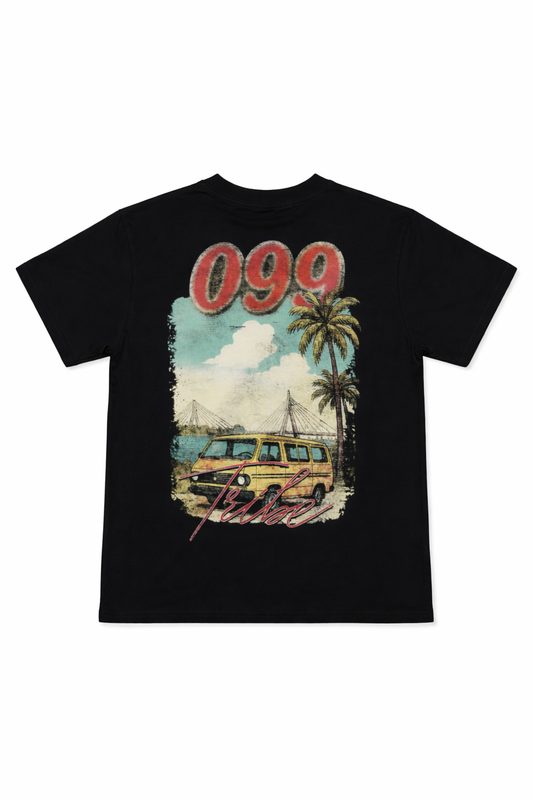 Charcoal “’99 Tribe” License Plate Tee
