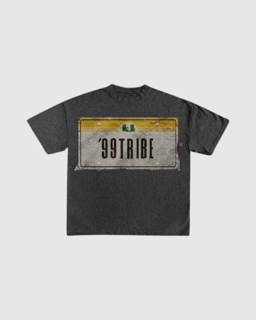Charcoal “’99 Tribe” License Plate Tee